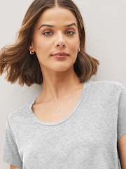 American Vintage Short Sleeve Scoop Neck T-Shirt - Image 3 of 4