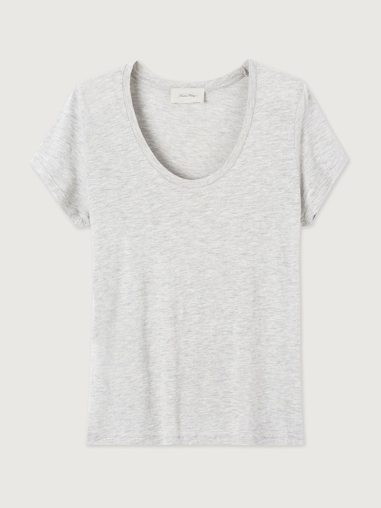 American Vintage Short Sleeve Scoop Neck T-Shirt - Image 4 of 4
