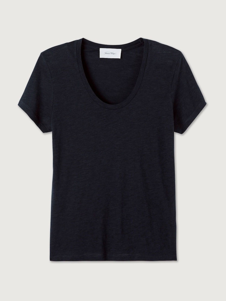 American Vintage Short Sleeve Scoop Neck T-Shirt - Image 5 of 5 American Vintage Short Sleeve Scoop Neck T-Shirt - Image 5 of 5