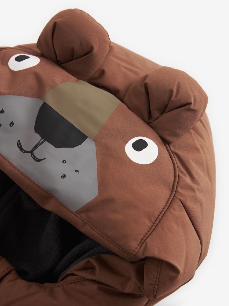 Brown Bear Padded Coat (3mths-7yrs) - Image 10 of 11