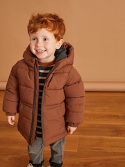 Brown Bear Padded Coat (3mths-7yrs) - Image 2 of 11