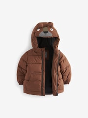 Brown Bear Padded Coat (3mths-7yrs) - Image 8 of 11