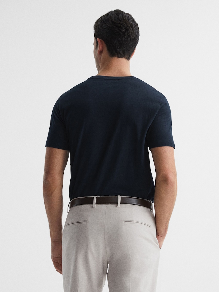 Reiss Multi Bless 3 Pack Three Pack of Crew Neck T-Shirts - Image 7 of 7