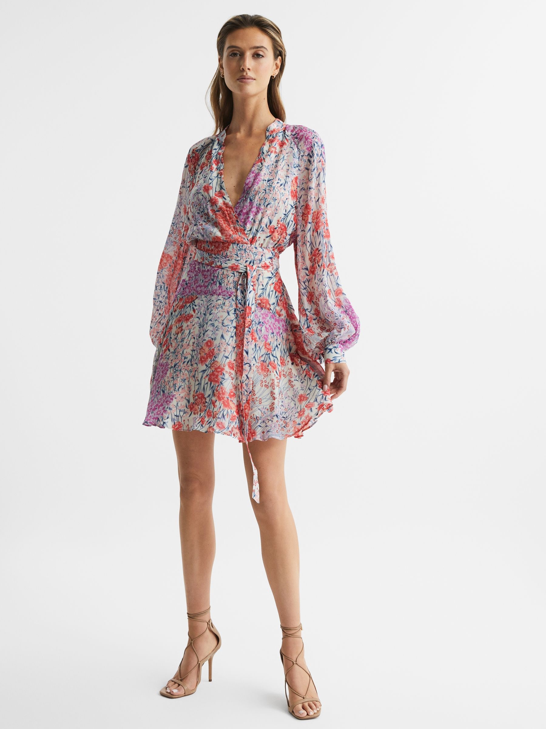 Reiss flower dress store