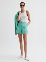 Reiss Green Ember Tailored Shorts - Image 3 of 7