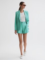 Reiss Green Ember Tailored Shorts - Image 5 of 7