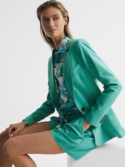 Reiss Green Ember Tailored Shorts - Image 7 of 7