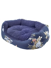 Laura Ashley Blue Rosemore Deluxe Slumber Pet Bed - Image 2 of 3