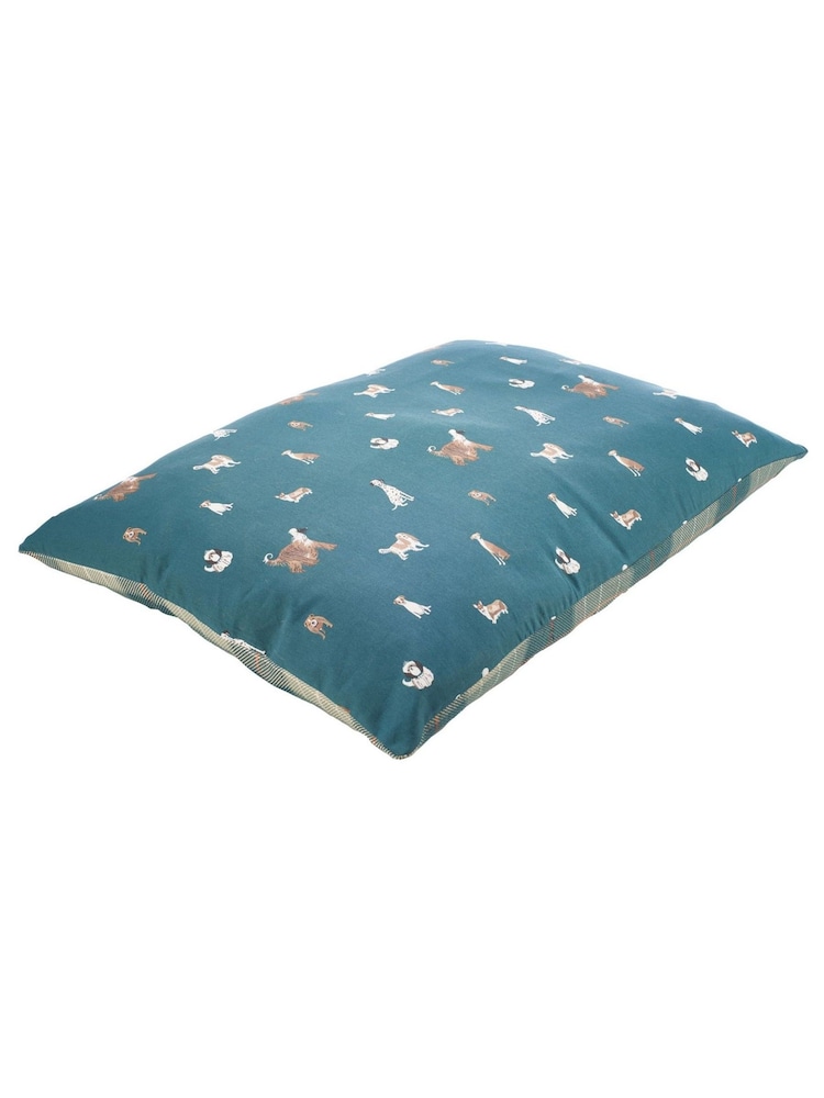 Laura Ashley Green Park Dogs Deep Duvet Pet Bed - Image 2 of 3