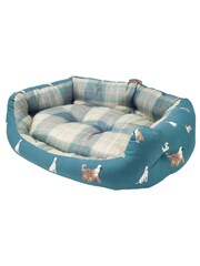 Laura Ashley Green Park Dogs Deluxe Slumber Pet Bed - Image 4 of 4