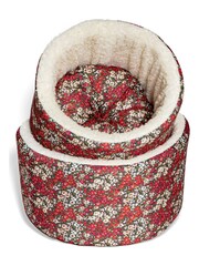 Laura Ashley Red Libby Cat Cosy Pet Bed - Image 4 of 4