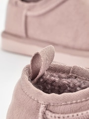 Neutral Pink Cosy Faux Fur Lined Slipper Boots - Image 5 of 6
