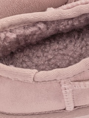 Neutral Pink Cosy Faux Fur Lined Slipper Boots - Image 6 of 6