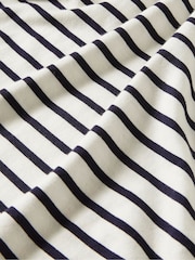 Boden Cream Supersoft Boat Neck T-Shirt - Image 5 of 5