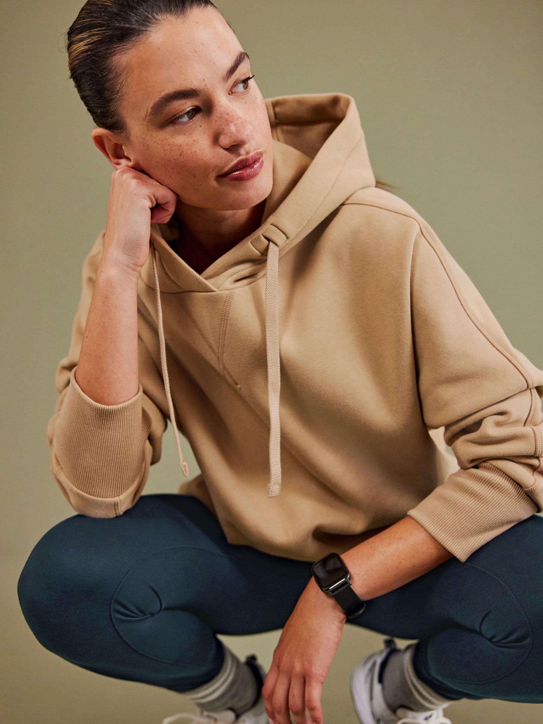 Nike swoosh longline overhead hoody deals