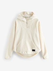 Ecru - Outdoor Next Element Hupullinen Teddy Teddykangas Quarter Zip Fleece - Kuva 5 / 6
