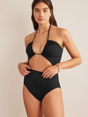 Boden Black Cut-Out String Swimsuit - Image 3 of 4