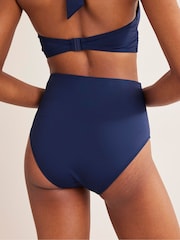 Boden Blue High Waisted Bikini Bottoms - Image 1 of 5