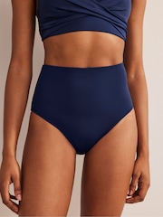 Boden Blue High Waisted Bikini Bottoms - Image 2 of 5