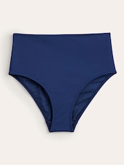 Boden Blue High Waisted Bikini Bottoms - Image 4 of 5