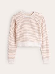 Boden Natural Metallic Stripe Sweatshirt - Image 4 of 4