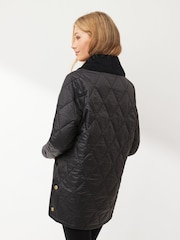 Barbour® Black ReEngineered Whitfield Diamond Quilted Jacket - Image 5 of 6