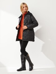 Barbour® Black ReEngineered Whitfield Diamond Quilted Jacket - Image 6 of 6