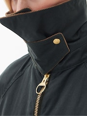 Barbour® Khaki Green Reengineered Gunnerside Waxed Jacket - Image 11 of 23