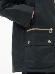 Barbour® Khaki Green Reengineered Gunnerside Waxed Jacket - Image 12 of 23