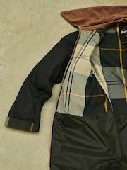 Barbour® Khaki Green Reengineered Gunnerside Waxed Jacket - Image 13 of 23