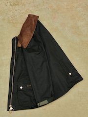 Barbour® Khaki Green Reengineered Gunnerside Waxed Jacket - Image 14 of 23