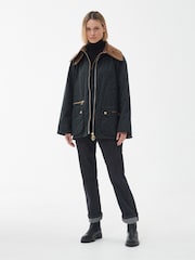 Barbour® Khaki Green Reengineered Gunnerside Waxed Jacket - Image 20 of 23