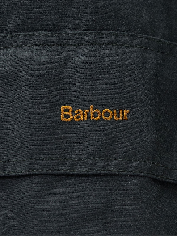 Barbour® Khaki Green Reengineered Gunnerside Waxed Jacket - Image 23 of 23