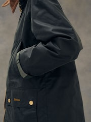 Barbour® Khaki Green Reengineered Gunnerside Waxed Jacket - Image 9 of 23