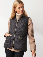 Barbour® Black ReEngineered Markenfield Liner Gilet - Image 1 of 6