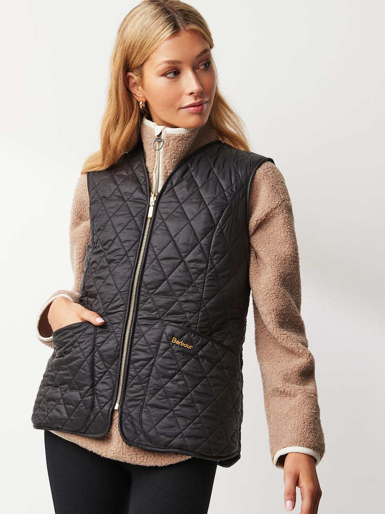 Barbour® Black ReEngineered Markenfield Liner Gilet - Image 1 of 6