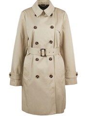Barbour® Beige Greta Showerproof Trench Coat - Image 7 of 8