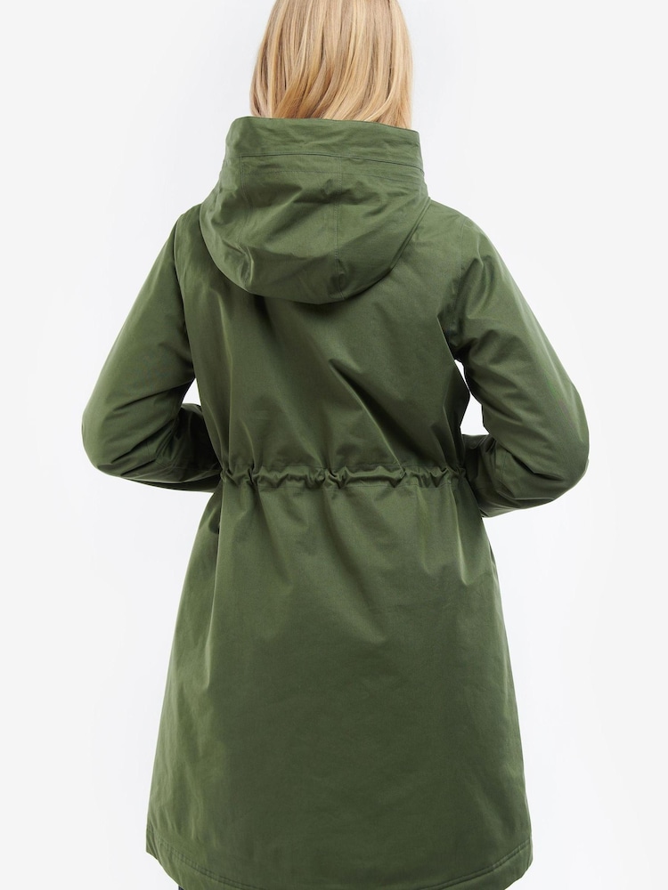 Barbour® Khaki Green Bowless Waterproof Jacket - Image 2 of 5 Barbour® Khaki Green Bowless Waterproof Jacket - Image 2 of 5