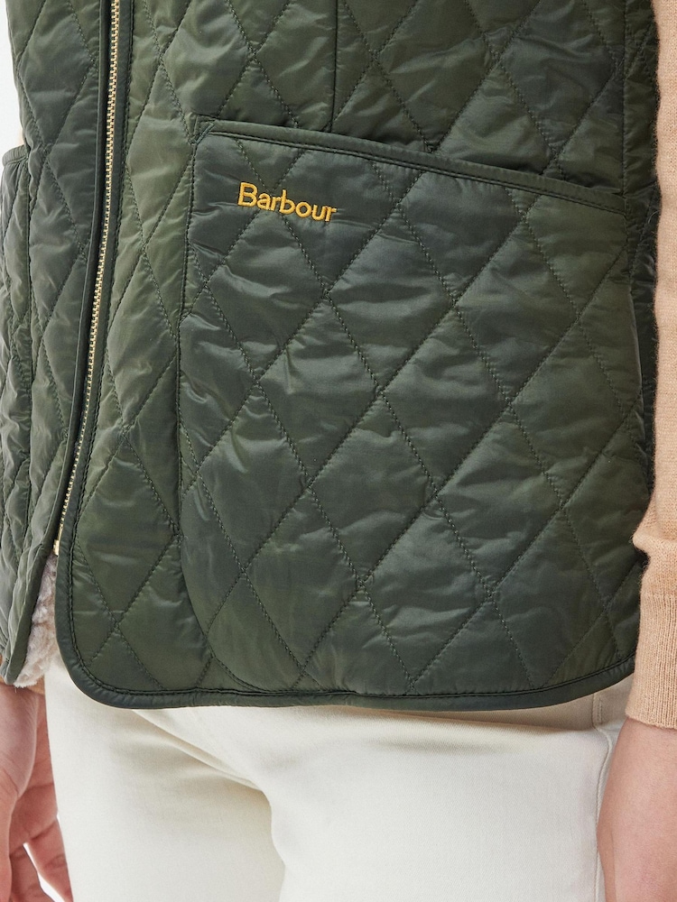 Barbour® Khaki Green ReEngineered Markenfield Liner Gilet - Image 5 of 5 Barbour® Khaki Green ReEngineered Markenfield Liner Gilet - Image 5 of 5