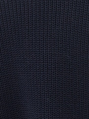 Barbour® Navy Stitch Cape Jumper - Image 7 of 7