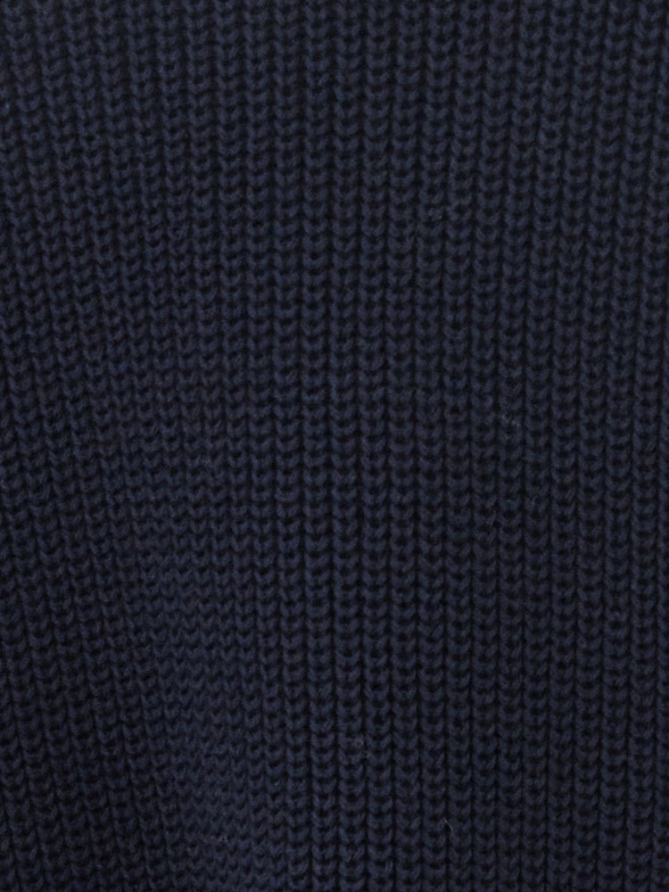 Barbour® Navy Stitch Cape Jumper - Image 7 of 7