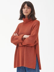 Barbour® Orange Stitch Cape Jumper - Image 12 of 17