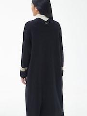 Barbour® Black Black Coretta Longline Cardigan - Image 2 of 7