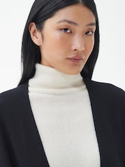 Barbour® Black Black Coretta Longline Cardigan - Image 4 of 7