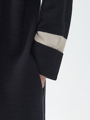 Barbour® Black Black Coretta Longline Cardigan - Image 5 of 7