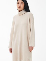 Barbour® Beige Stitch Knitted Dress - Image 4 of 10
