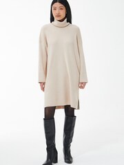 Barbour® Beige Stitch Knitted Dress - Image 6 of 10
