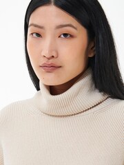 Barbour® Beige Stitch Knitted Dress - Image 7 of 10