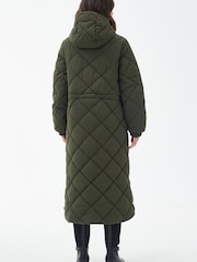 Barbour® Olive Green Mosswood Quilted Jacket - Image 7 of 9