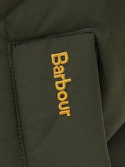 Barbour® Olive Green Mosswood Quilted Jacket - Image 9 of 9